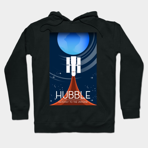 Hubble Space Telescope space art Hoodie by nickemporium1